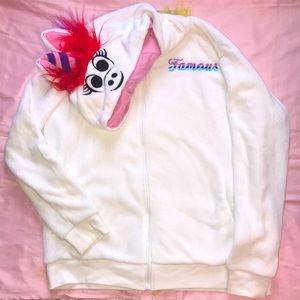 Disney Parks InsideOut Rainbow Unicorn Hood Jacket